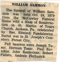 Sammon, William